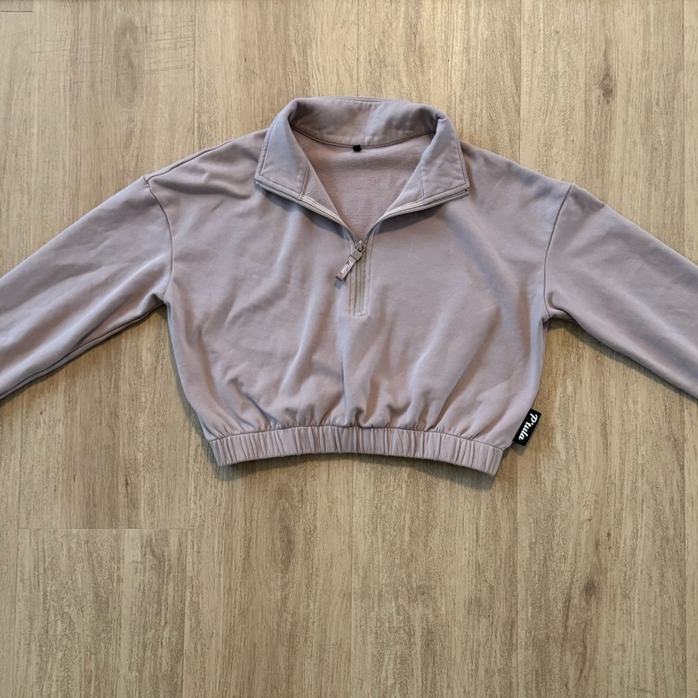 P'Tula Mara Scrunch Sweatshirt - Desert Rose - Medium